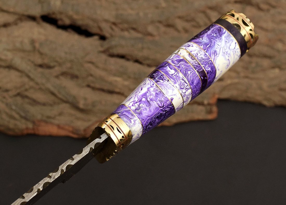 buy crafted retirement knife with sharpener and custom message