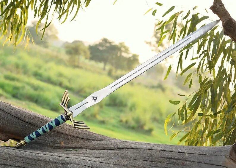 Zelda sword 'blade towards sky