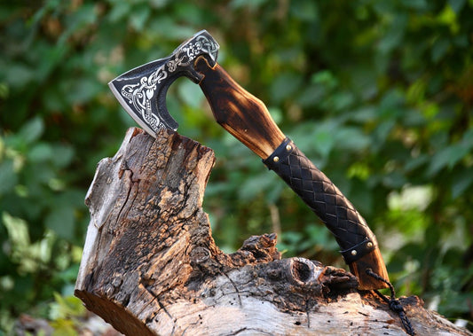 buy valor gift axe for firefighters with custom engraving