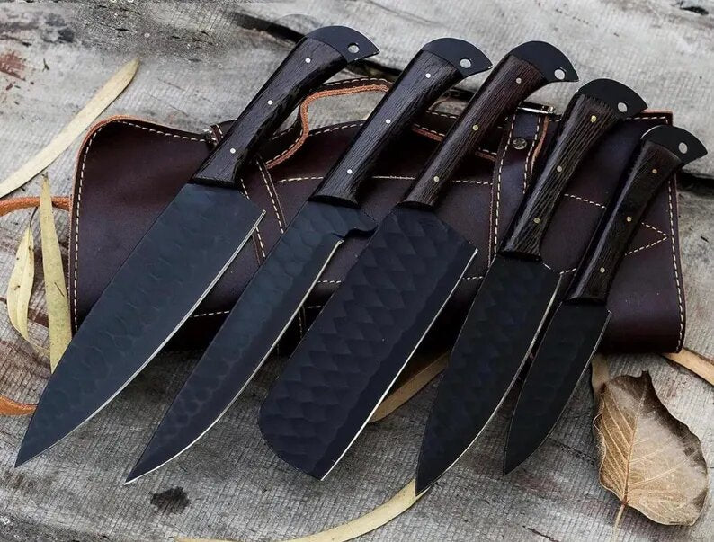 Chef Set with Wenge Wood Handle – Christmas Gift for Him 2025
