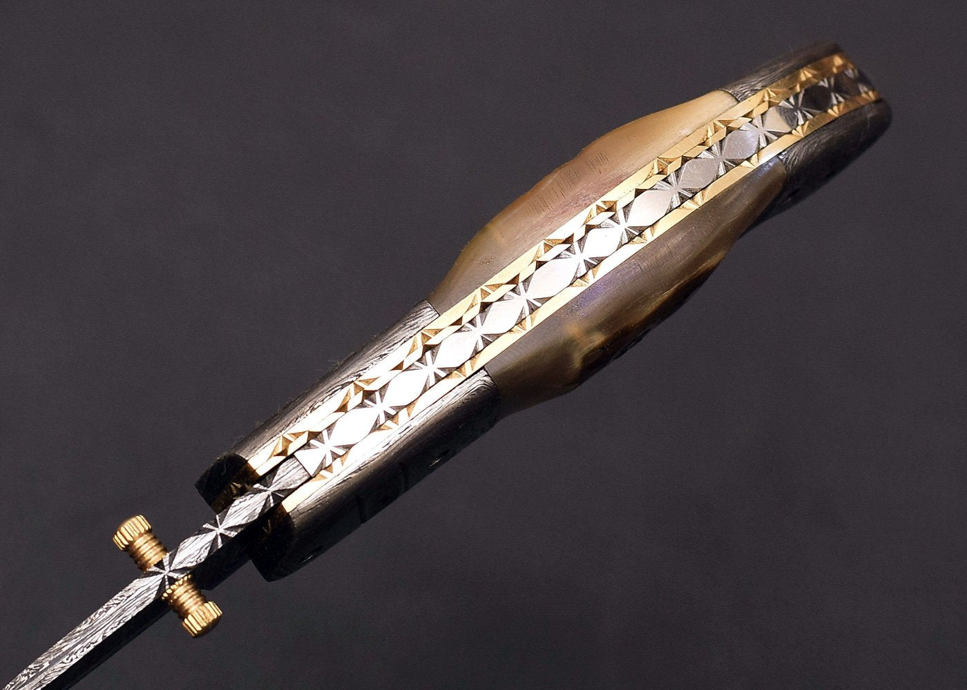 gift ram handle folding knife to your loved ones. options of custom engraving and name crafting makes it unique and valuable
