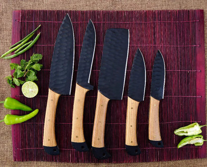 5-Piece Midnight Chef Set - Anniversary Gift For Him