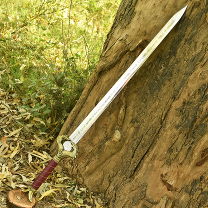 Fantasy Gift for Him – Personalized Dragon Guardian Viking Sword