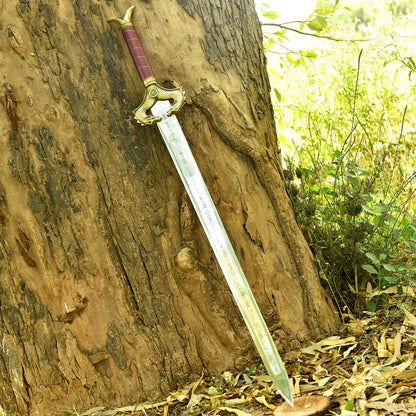 Fantasy Gift for Him – Personalized Dragon Guardian Viking Sword