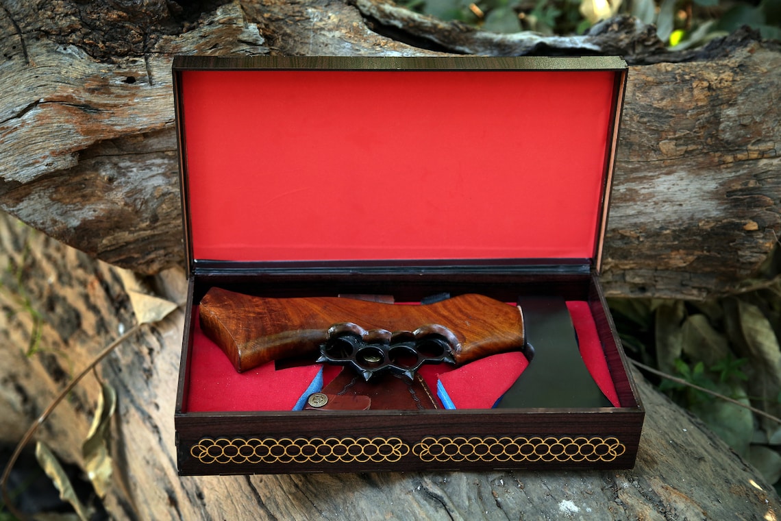 Customize Wooden Box of Engraved Axe Gift with the name of your loved one