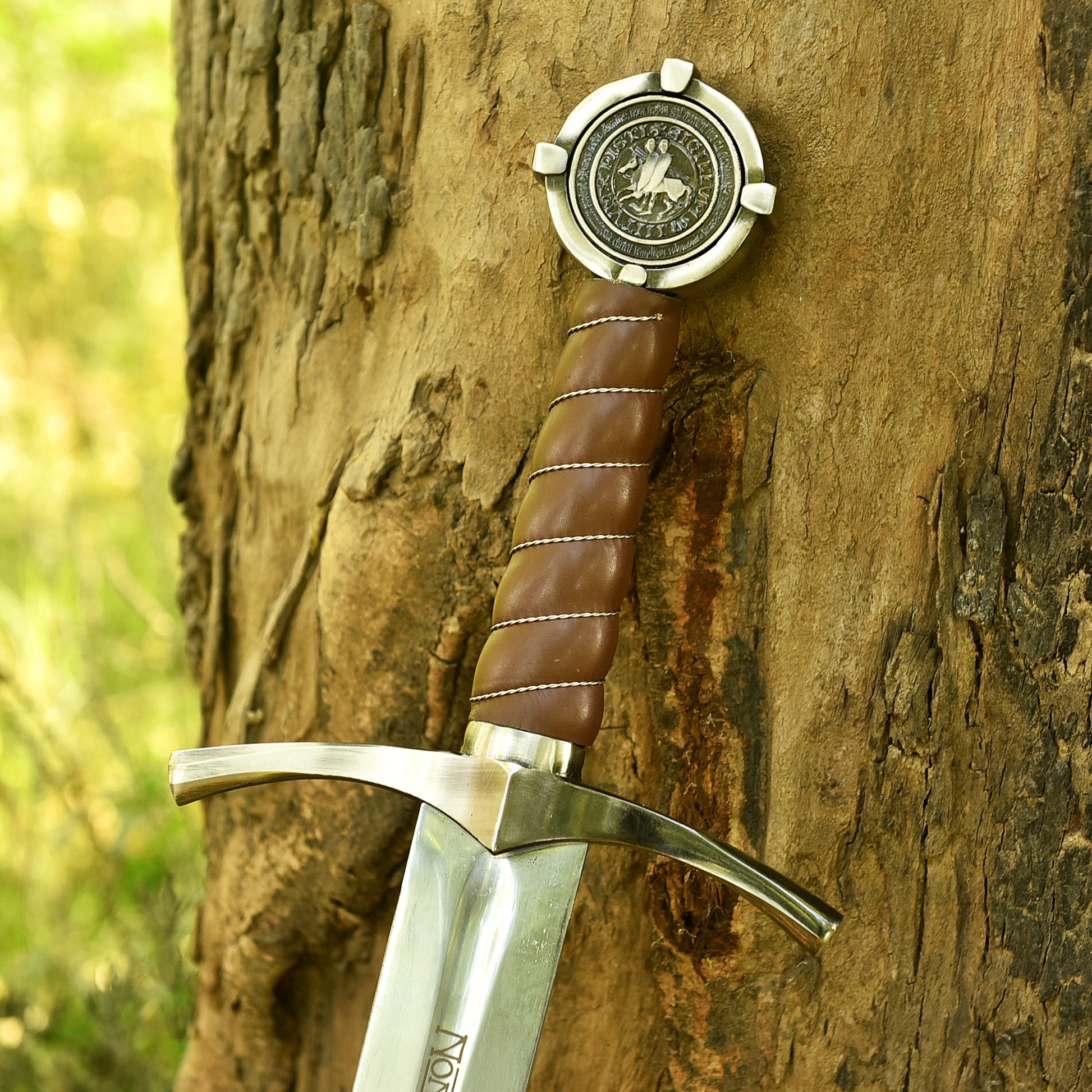Gift for Husband Personalized King's Honor Sword with leather scabbard and premium wooden gift box