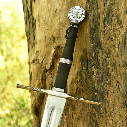 Gift for Boyfriend personalized medieval knight sword with premium wooden gift box