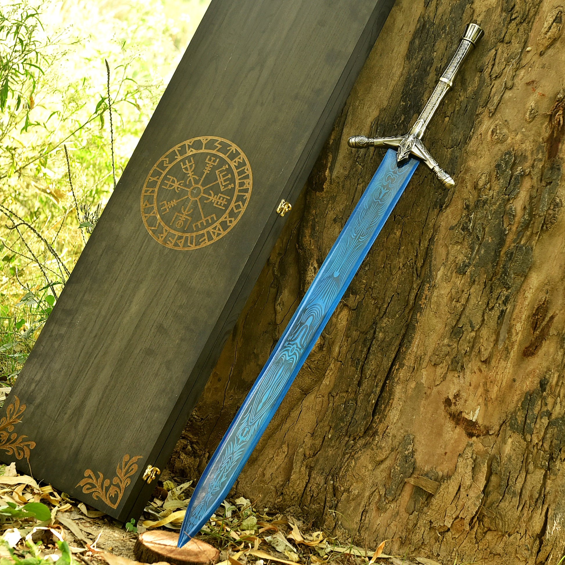 Luxury Gift for Him Personalized Azure Sword 