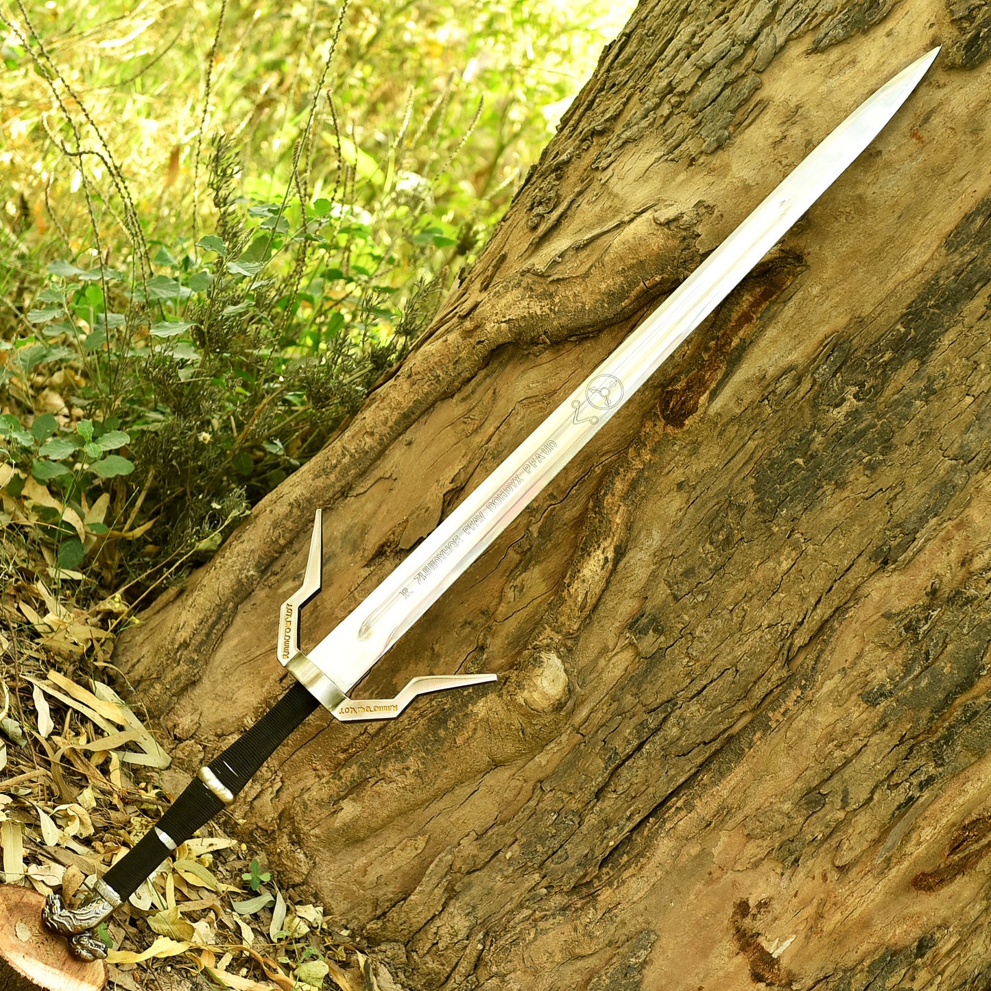 Gift for Husband personalized Royal Guardian Sword with matching scabbard and premium wooden gift box
