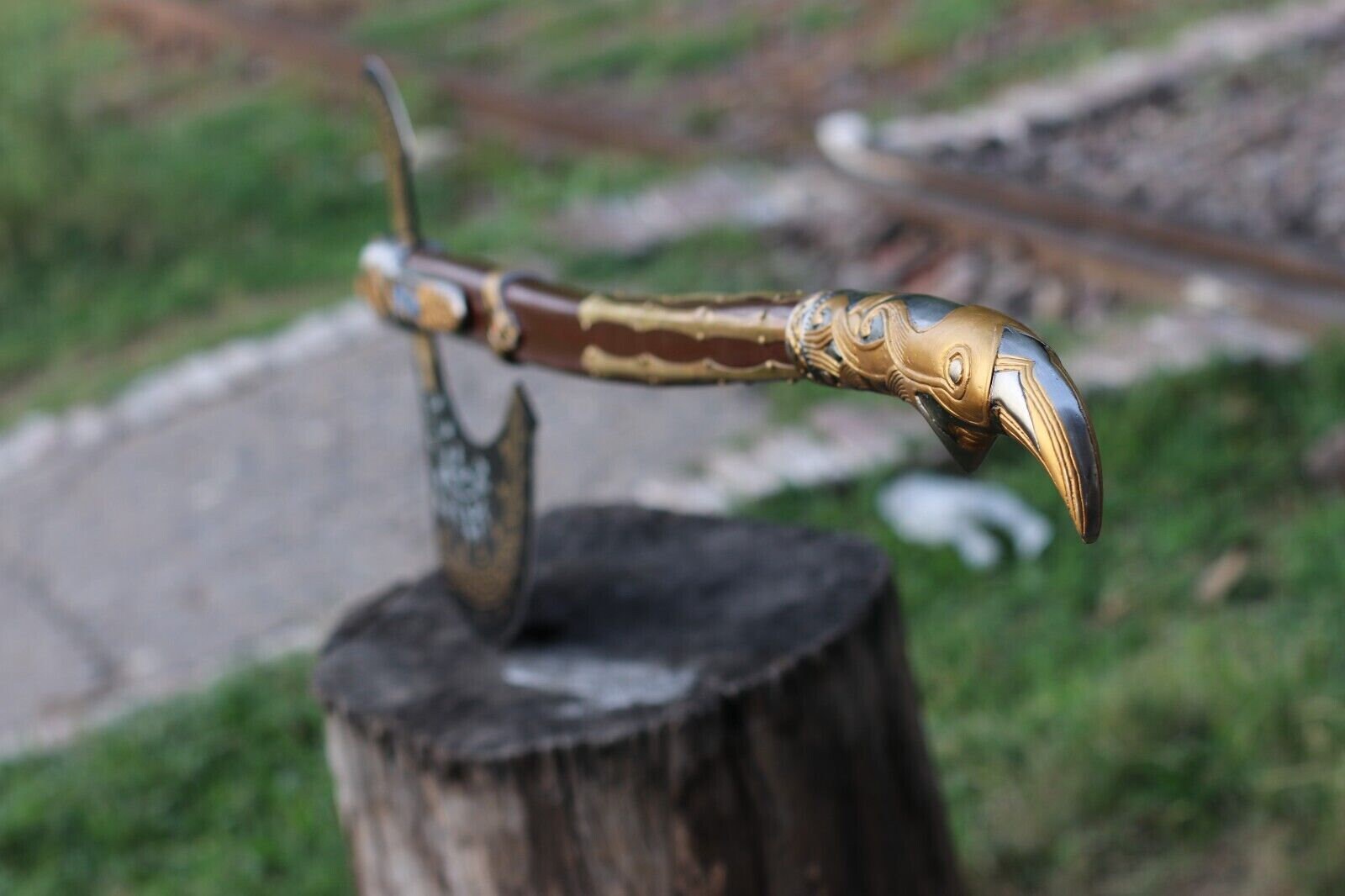 Customizable Xmas Viking Blade Handle 