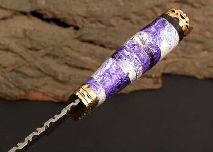 buy crafted retirement knife with sharpener and custom message