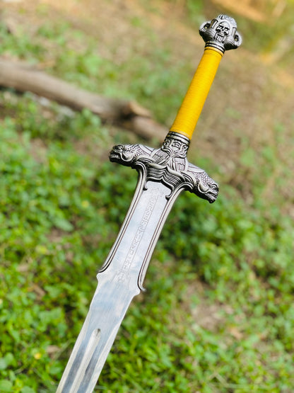 buy custom best man’s groomsmen sword with engraved blade and leather sheath