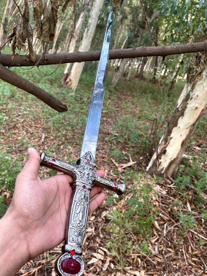 godric gryffindor sword harry potter movie. customizable sword for gifting. comes with a mild leather sheath