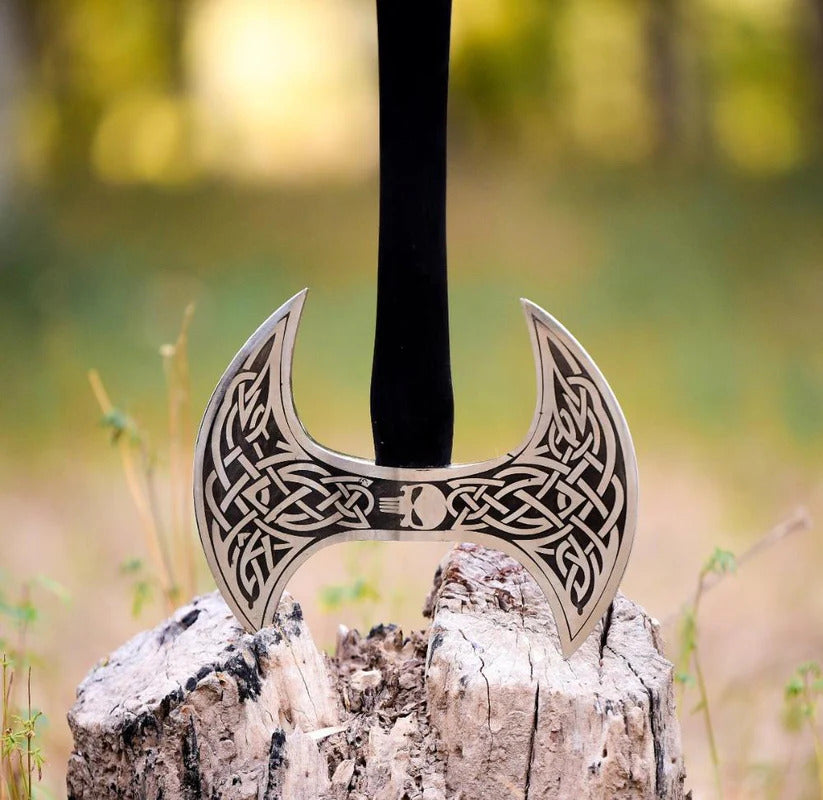 Two Handed Double Headed Axe Thorgrim Double Axe – Les Artisans Two Handed Double Headed Axe Thorgrim Double Axe – Les Artisans