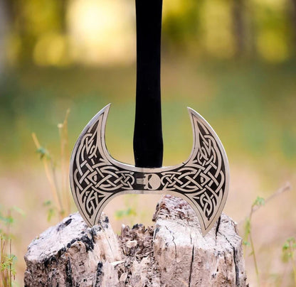 Double Headed Viking Collectible Tool -Unique Christmas Gift for Him