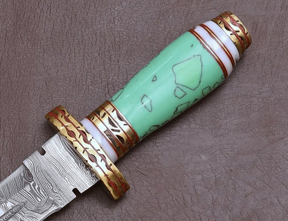 Blue Resin Utility Gear -  Engraved Anniversary Gift For Bother