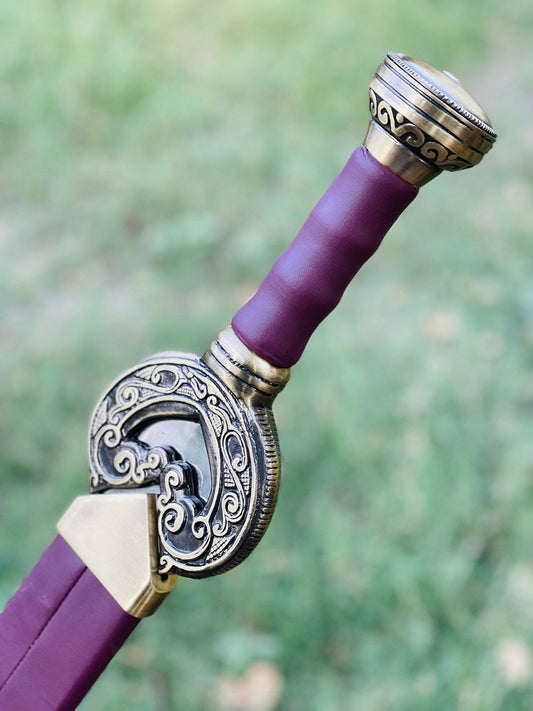 herugrim - sword of king théoden replica handle which is be custom engraved