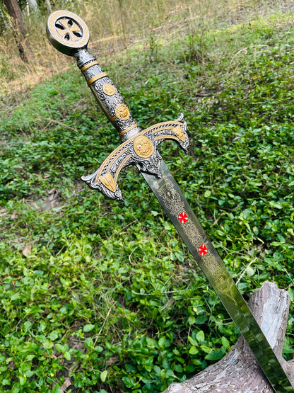 Handmade Viking Swords Replicas  Knights Templar Medieval Sword, Gift For Boyfriend