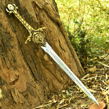 Lion Sword Replica – Ornate Fantasy Sword & Unique Gift for Men