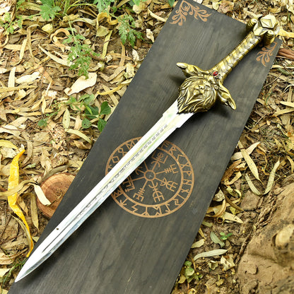 Lion Sword Replica – Ornate Fantasy Sword & Unique Gift for Men