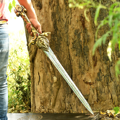 Lion Sword Replica – Ornate Fantasy Sword & Unique Gift for Men