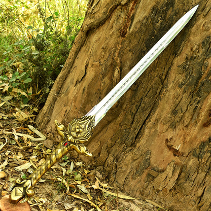 Lion Sword Replica – Ornate Fantasy Sword & Unique Gift for Men