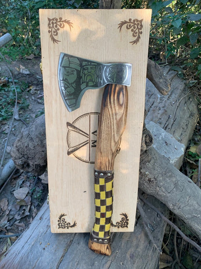 buy personalized retired man axe with custom gift box