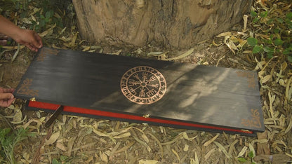 Gift for Husband Personalized King's Honor Sword with leather scabbard and premium wooden gift box