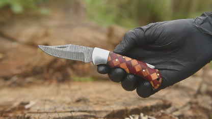 Personalized Checkered Folding Tool -  Gifts for His Service