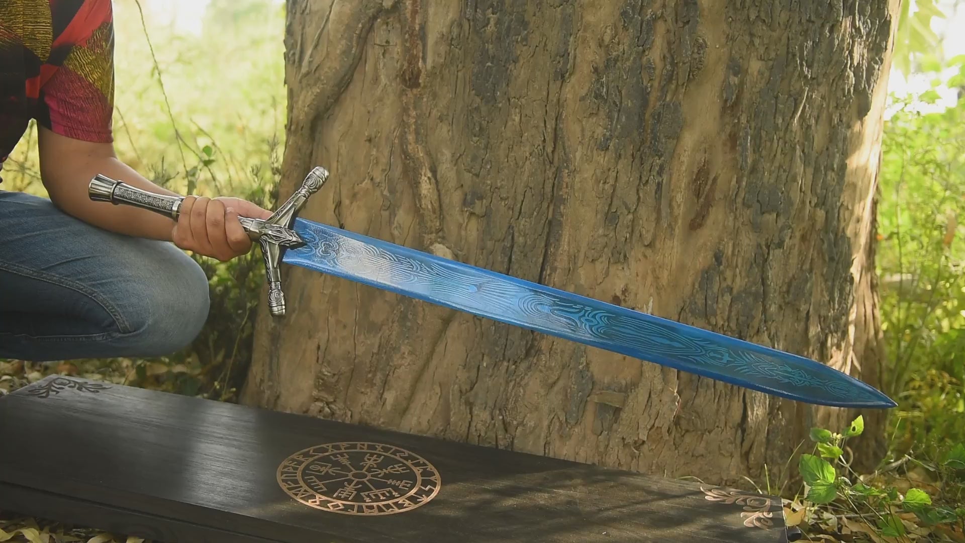 Luxury Gift for Him Personalized Azure Sword  video