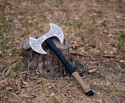premium quality viking double headed axe for sale