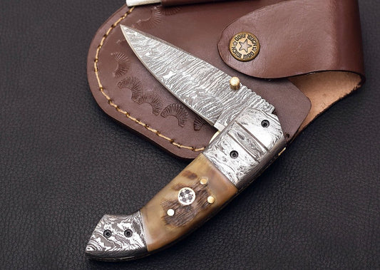 shop ram handle folding knife